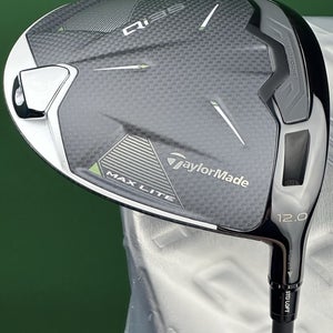 TaylorMade Qi35 MAX Lite Driver 12* Senior Flex Vanquish R2 w/ Headcover MINT!
