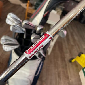 Men's 2023 TaylorMade P-790 Right Handed Iron Set Stiff Flex Steel Shaft (Used) PLUS BAG! Also p-UDI