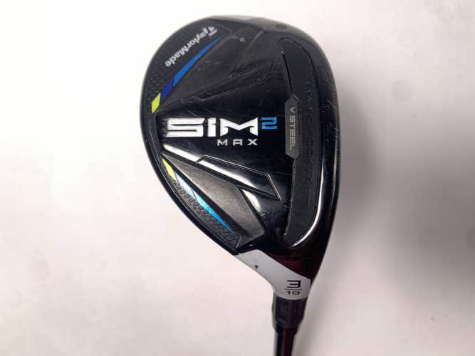 TaylorMade SIM2 MAX Rescue 3 Hybrid 19* Fujikura Ventus Blue 6-R Regular RH