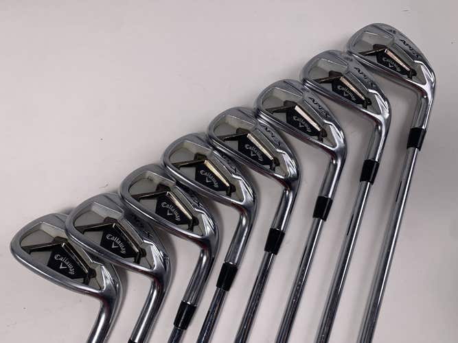 Callaway Apex 21 Iron Set 4-PW+AW N.S. Pro Modus 3 Tour 105g Stiff Steel Mens RH