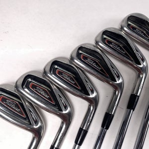 Titleist 716 AP1 Iron Set 5-PW KBS Tour Stiff Steel Mens RH Oversize Grips