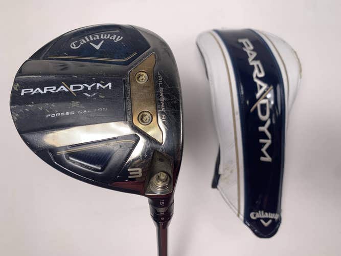 Callaway Paradym X 3 Fairway Wood 15* Aldila Ascent 40g Senior RH HC