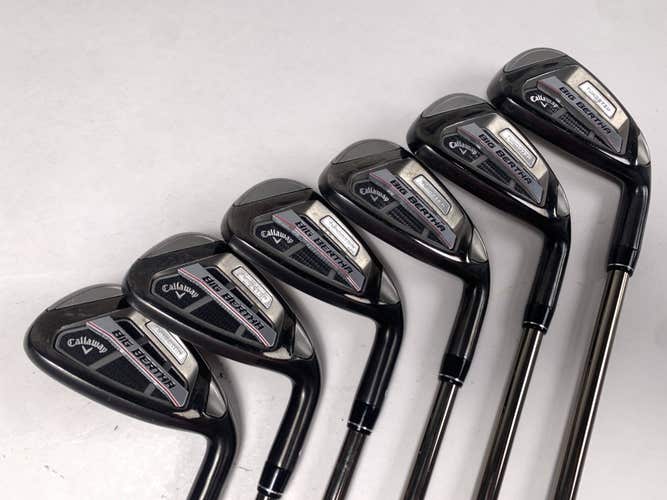 Callaway Big Bertha OS Iron Set 6-PW+AW Recoil ES 460 F2 Senior Graphite Mens RH