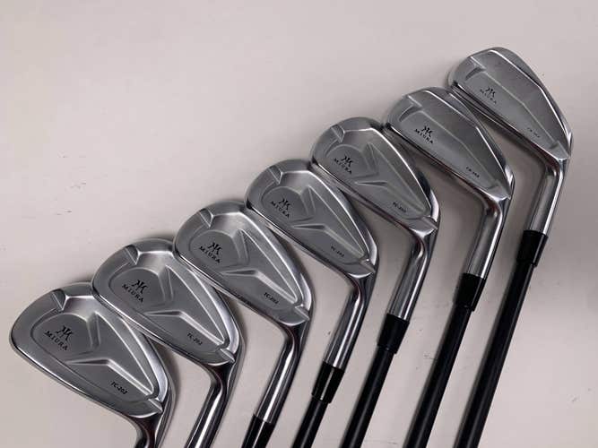 Miura TC-202 CB-302 Combo Iron Set 4-PW Axiom VeloCore 125g X-Stiff Graphite RH