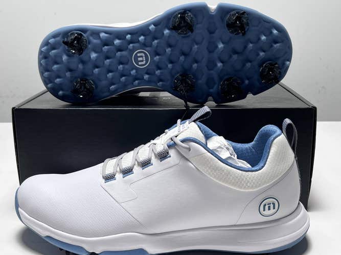Travis Mathew The Ringer II Golf Shoes White Sleet Men's SZ 10.5 (1MAA564 1WHS)