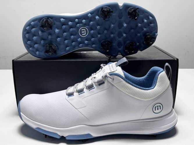 Travis Mathew The Ringer II Golf Shoes White Sleet Men's SZ 10.5 (1MAA564 1WHS)