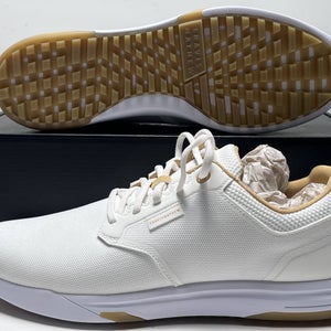 Travis Mathew The Daily Pro Hybrid Golf Shoes White Gum Men's 13 (1MAA224 1WGM)