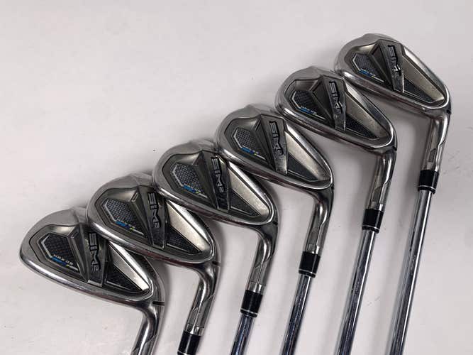 TaylorMade SIM2 MAX OS Iron Set 6-PW+GW KBS Max MT 85g Regular RH