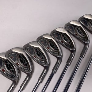 Ping i15 Iron Set 4-PW Black Dot AWT Stiff Steel Mens RH Midsize Grips
