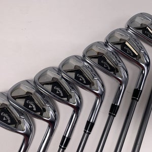 Callaway Apex 21 Iron Set 5-PW+GW Project X Catalyst 5.5 65g Regular RH -1/2''