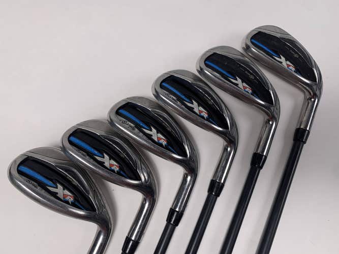 Callaway XR OS Iron Set 6-PW+SW Mitsubishi Rayon Bassara 50x5ct 50g Ladie RH