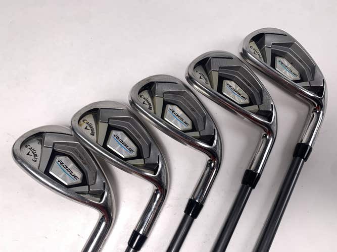 Callaway Rogue Iron Set 6-PW Aldila Synergy 60g Regular Graphite Mens RH