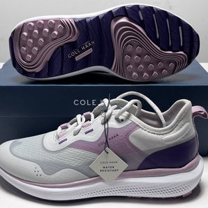 Cole Haan ZG Fairway Golf Golf Shoes White Micro Chip Women's SZ 6 (W29088)