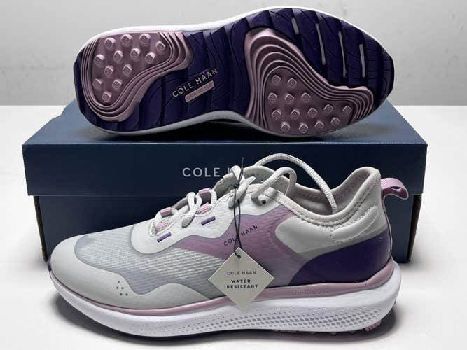 Cole Haan ZG Fairway Golf Golf Shoes White Micro Chip Women's SZ 6 (W29088)