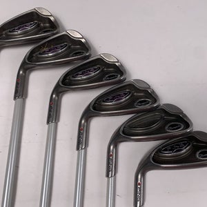 Ping Rhapsody Iron Set 6-PW+GW Red Dot 1* Flat ULT 129 Ultra Light Ladies LH