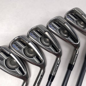 Ping G 2016 Iron Set 5-9 Black Dot CFS 70 70g Regular Graphite Mens RH