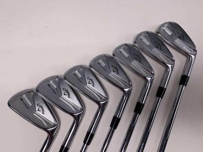 Callaway X Forged 2025 Iron Set 4-PW N.S. Pro Modus 3 Tour 105g Stiff Steel RH