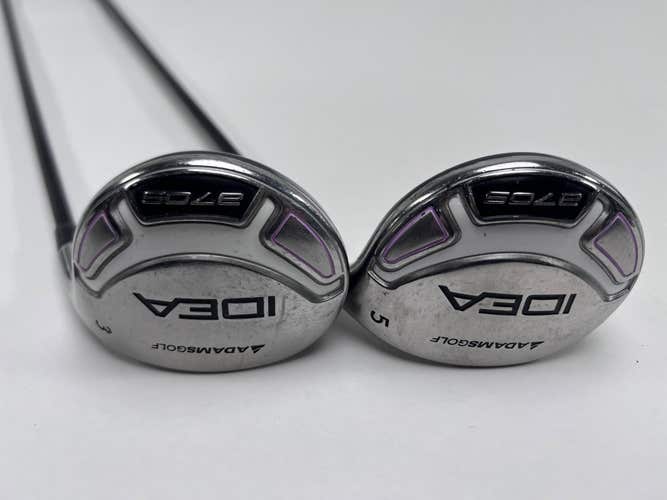 Adams Idea A7 OS 3 & 5 Fairway Wood Set 15* 18* Idea Womens 45g Ladies RH