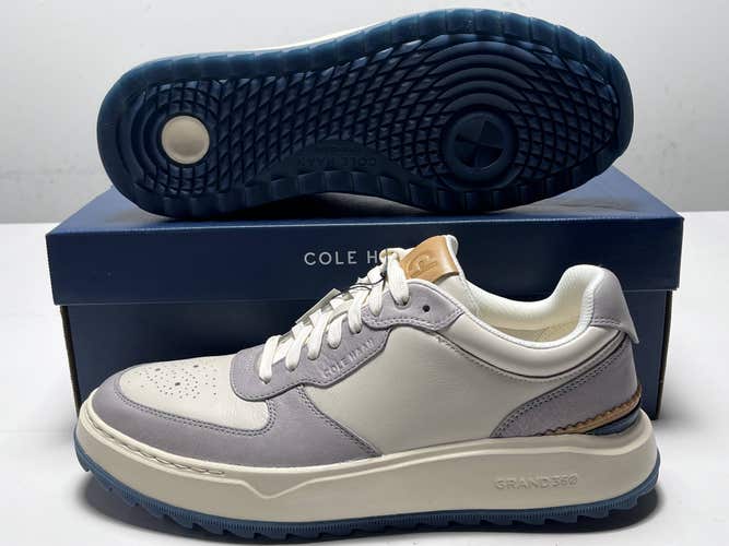Cole Haan GP Crossover Golf Golf Shoes Ivory Gray White Men's SZ 9.5 (C40043)