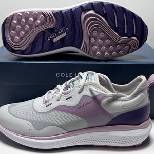 Cole Haan ZG Fairway Golf Golf Shoes White Micro Chip Women's SZ 8 (W29088)