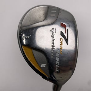 TaylorMade R7 Draw 6 Hybrid 28* REAX 55g Stiff Graphite Mens RH