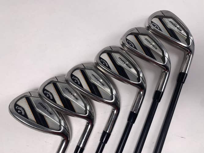 Callaway Mavrik Iron Set 6-PW+GW True Spec 60g Regular Graphite Mens RH