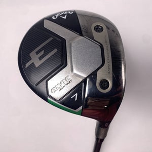 Callaway Elyte Max Fast 7 Fairway Wood 22* Vanquish 4 R2 Senior Graphite Mens RH