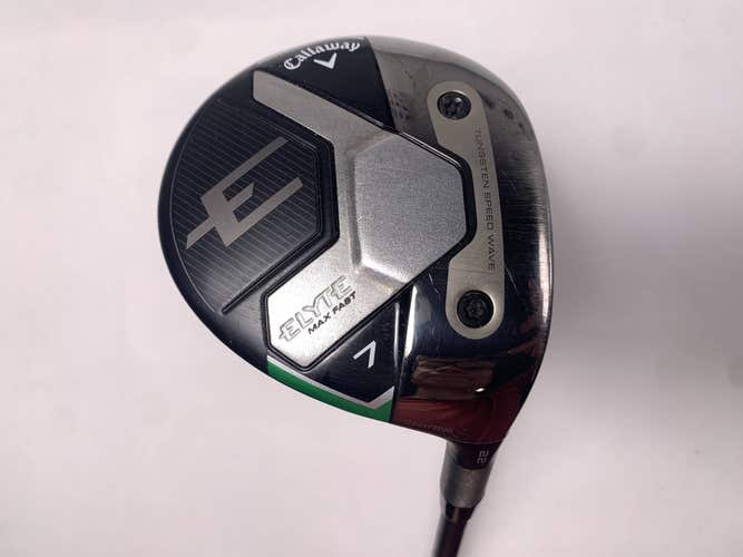 Callaway Elyte Max Fast 7 Fairway Wood 22* Vanquish 4 R2 Senior Graphite Mens RH