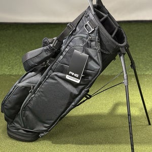 PING Hoofer 231 5-Way Divider Stand Carry Golf Bag BLACK - No Logo - NEW!