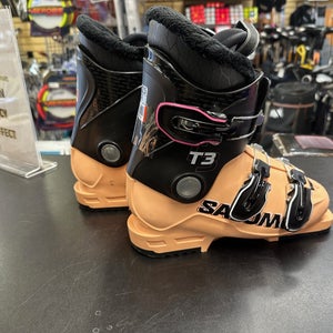 Salomon T-3 22.5 Mond Jr Ski Boots (used)