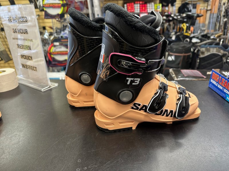 Salomon T-3 24.5 Mond Jr Ski Boots (used)