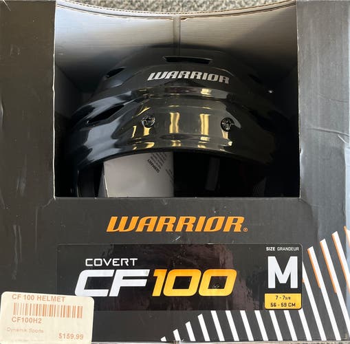 Black Medium Warrior Covert CF 100 Helmet