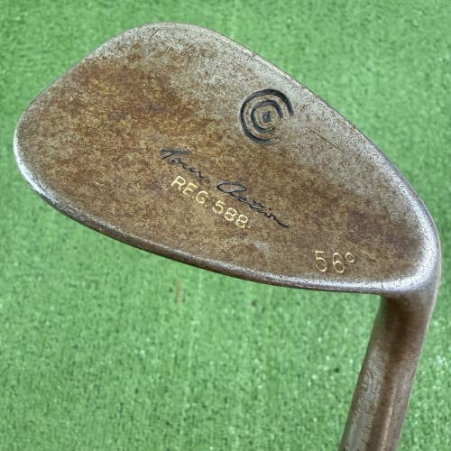 Cleveland Tour Action Reg 588 Raw 56 Sand Wedge Steel Dynamic Gold 35