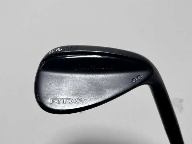 Cleveland RTX ZipCore Black Satin Wedge 56* 10 Bounce MID S400 Stiff Steel RH