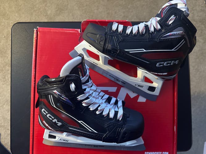 2024 CCM EFlex 6.9 Hockey Goalie Skates Regular Width Size 4 (New)