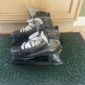 2021 Bauer Elite Hockey Goalie Skates Wide Width 7 (Used)