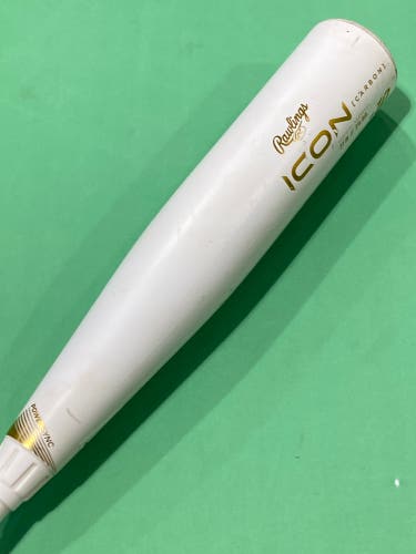 2024 Rawlings Icon Composite Bat USSSA Certified (-10) Composite 17 oz 27" (Used)