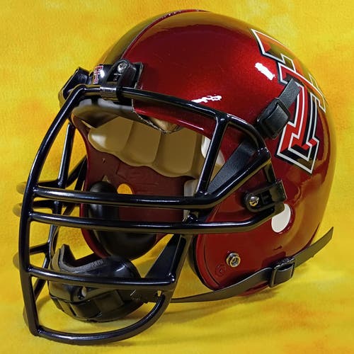 Texas Tech Red Raiders custom fullsize Riddell VSR4 football helmet XL red