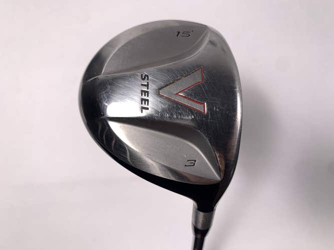 TaylorMade V Steel 3 Fairway Wood 15* True Temper Dynamic Gold Lite Regular RH