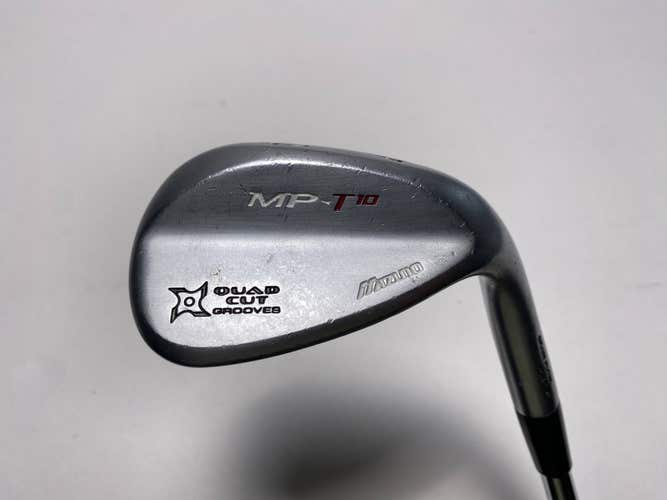 Mizuno MP T 10 White Satin Chrome Wedge 52* 7 Bounce TT DG Wedge Steel Mens RH