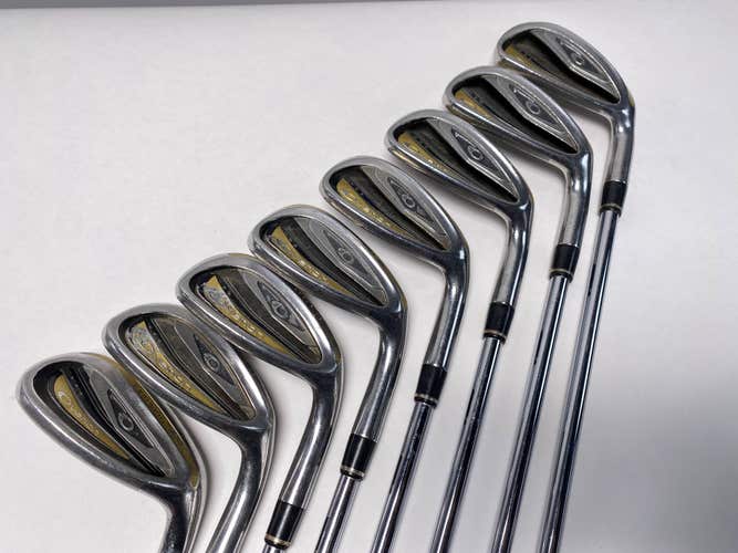 Adams Ovation 3 Iron Set 5-PW+SW+LW Uniflex Steel Mens RH Midsize Grips