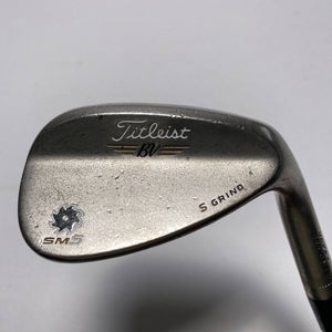 Titleist Vokey SM5 Gold Nickel Wedge 54* 10 Bounce S-Grind Wedge Steel Mens RH