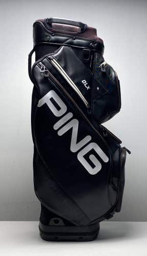 Ping DLX Cart Bag Black 15-Way Divide No Strap Golf Bag