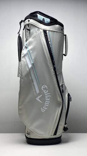 Callaway Chev 14 Cart Bag Beige 14-Way Divide Single Strap Golf Bag