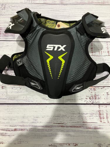 Large Youth STX Stallion 200+ Shoulder Pads (Used)