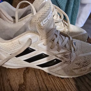 White Kid's 4.5Y (Big Kids / Youth) Adidas (Used)