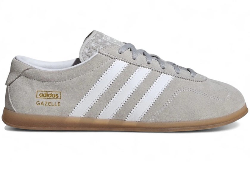 Size 7.5 - adidas Gazelle Lo Pro Grey White Gum (Women's) JS4516