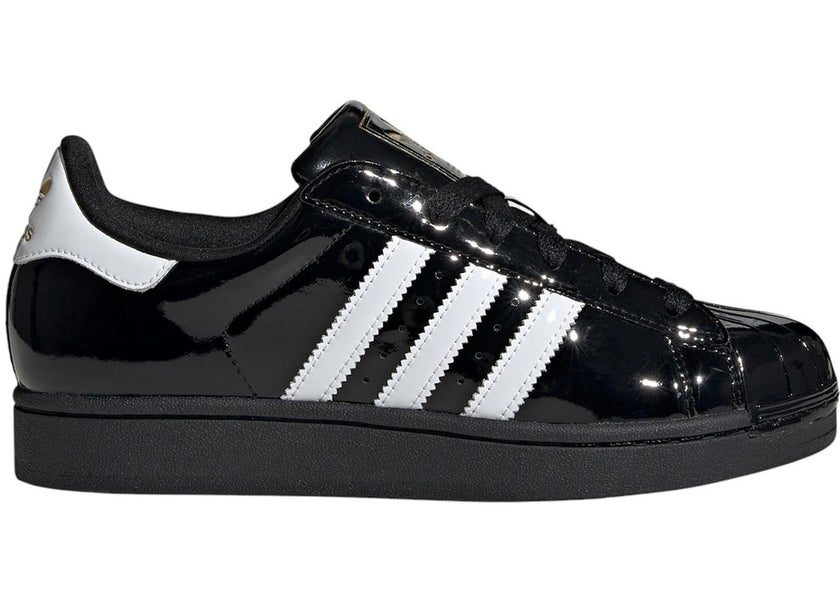 Size 6 - adidas Superstar II Core Black Metallic (Women's) JS4009