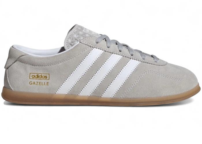 Size 9.5 - adidas Gazelle Lo Pro Grey White Gum (Women's) JS4516