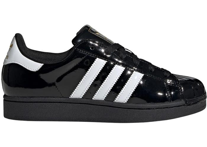 Size 9.5 - adidas Superstar II Core Black Metallic (Women's) JS4009